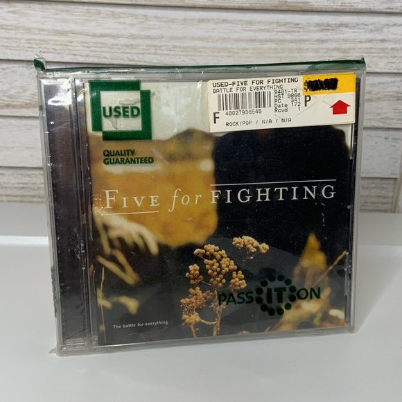 Five for Fighting The Battle for Everything Album Audio CD Preowned - Picture 1 of 3